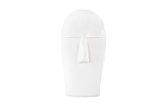 Emerging Face Sculpture, Gel Coat White