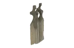 Cast Women Wall Art, Set of 3, Small, Splinter Stone Finish