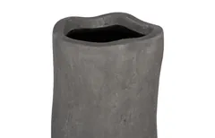 Organic Tall Vase, Gray
