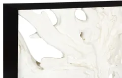 Cast Root Framed Console Table, Resin, Faux Bleached