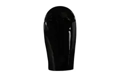 Emerging Face Sculpture, Gel Coat Black, Large
