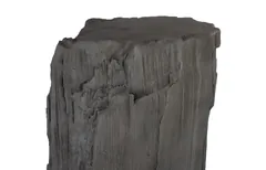 Stratified Cast Stone Pedestal, Painted Slate