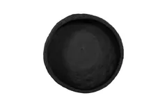 Crater Planter, Black Stone