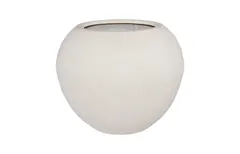 Aera Planter, Wide, Off White, Large