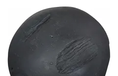 Cast Root Floor Ball, SM, Charcoal Stone