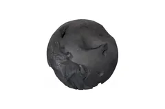 Cast Root Floor Ball, LG, Charcoal Stone