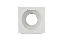 Void Side Table, White Stone