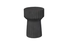 Vetra Side Table, Charcoal Stone