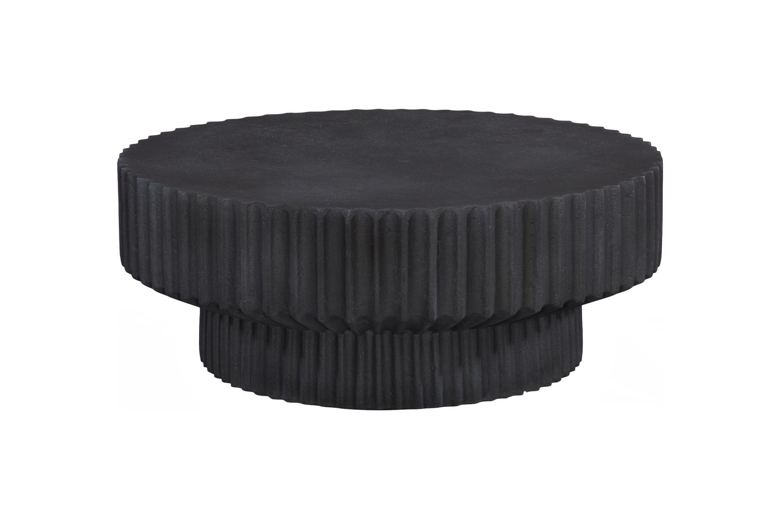 Vetra Coffee Table, Charcoal Stone