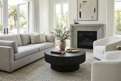 Vetra Coffee Table, Charcoal Stone