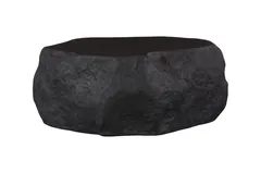 Quarry Coffee Table, Small, Black Glamstone