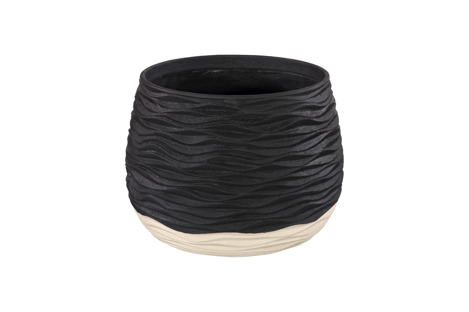 Wavy Vase, Two Tone, LG