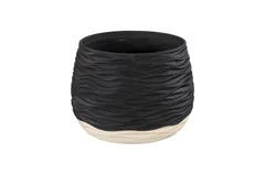 Wavy Vase, Two Tone, LG