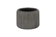 Vertical Vase, Raw Gray