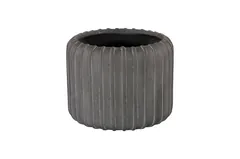 Vertical Vase, Raw Gray