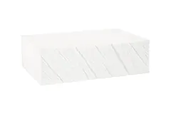Shear Coffee Table, Rectangle, White Stone