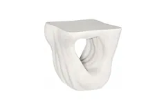 Strata Side Table, Roman Stone