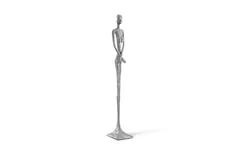 Lottie Sculpture, Resin, Silver Leaf