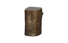 Log Stool, Bronze, SM