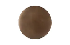 Carved Stool, Polished Bronze
