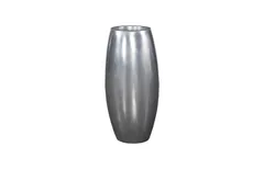 Elonga Planter, Polished Aluminum, MD