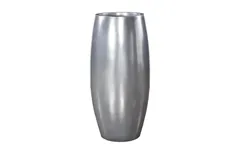 Elonga Planter, Polished Aluminum, LG