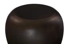 River Stone Side Table, Bronze