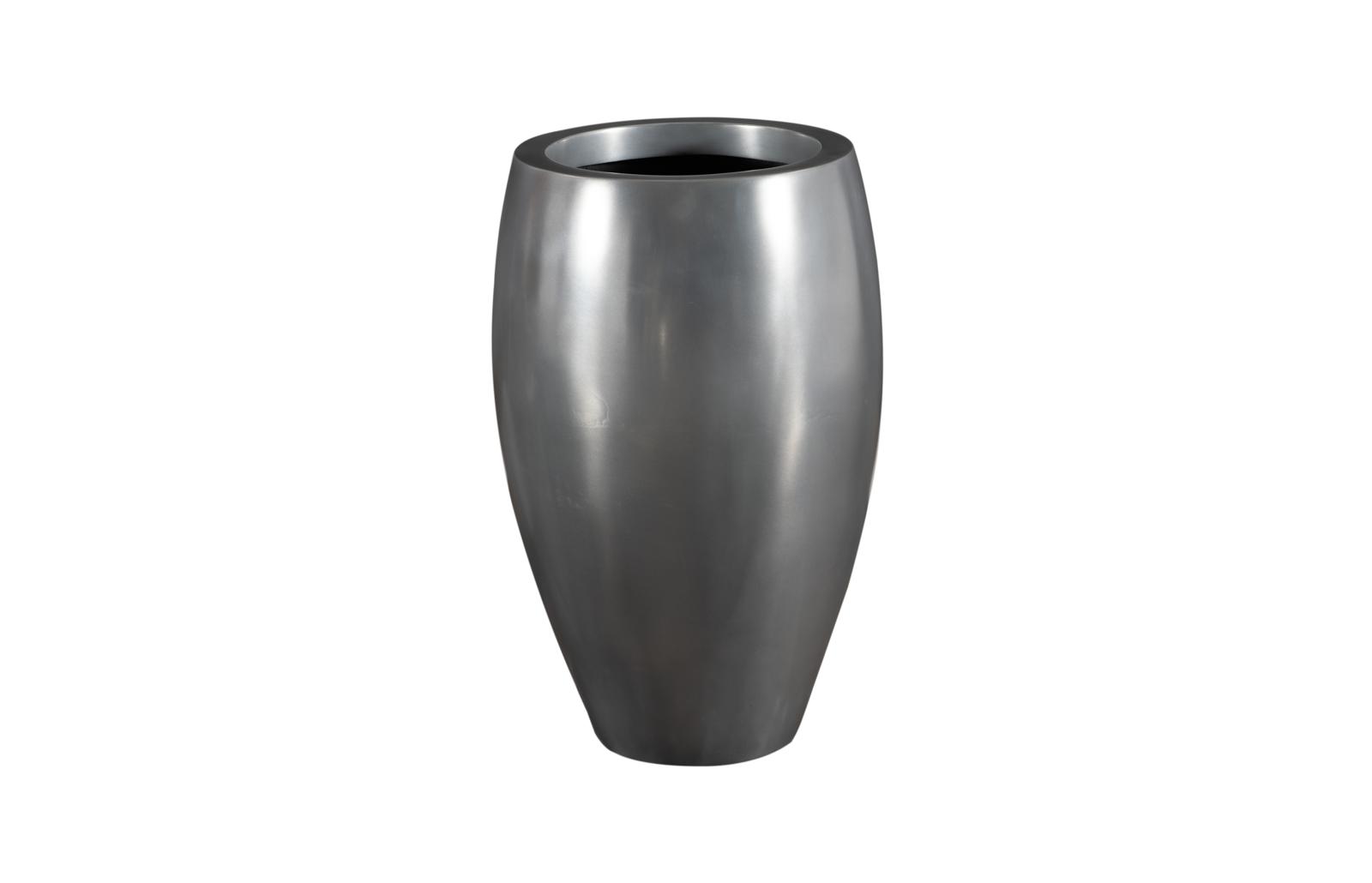 Classic Planter, Polished Aluminum, SM