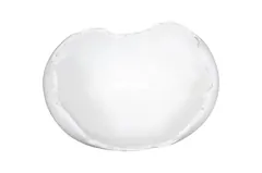 Burled Bowl, Glossy White