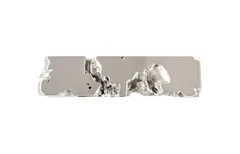 Freeform Bench, Silver Leaf