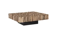 Manhattan Coffee Table, Square, with Glass