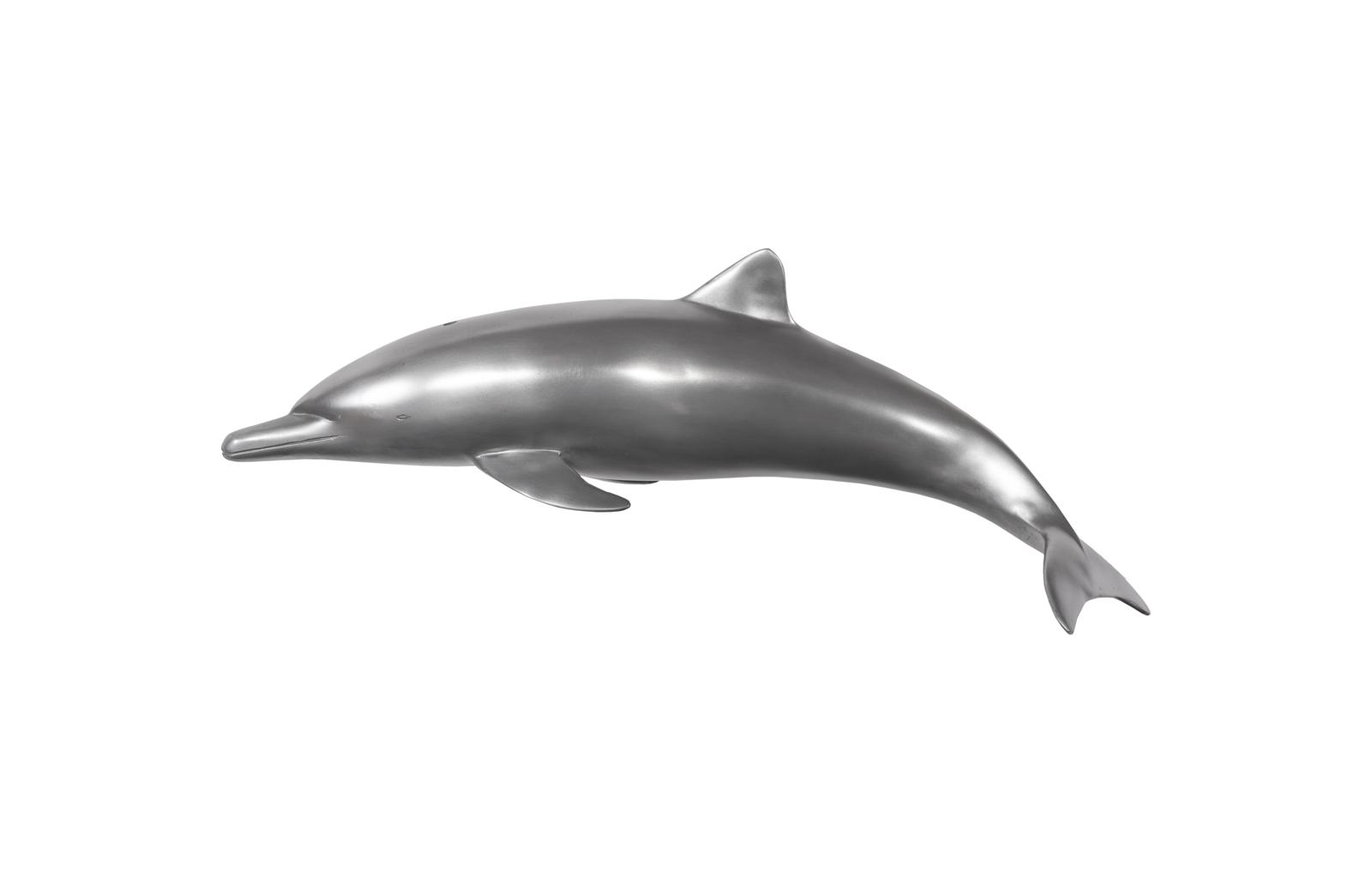 Dolphin, Polished Aluminum