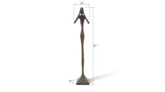 See No Evil Slender Sculpture, Large, Resin, Bronze Finish