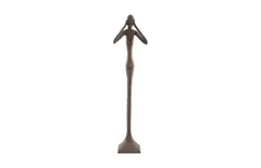 Hear No Evil Slender Sculpture, Large, Resin, Bronze Finish