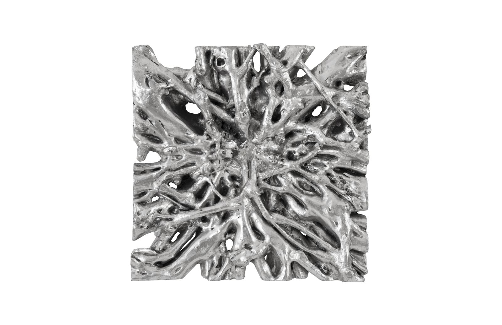 Square Root Wall Art, Silver Leaf, MD