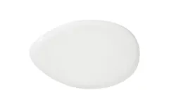 River Stone Coffee Table, Gel Coat White, Large