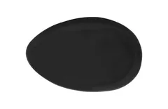 River Stone Coffee Table, Gel Coat Black, Large