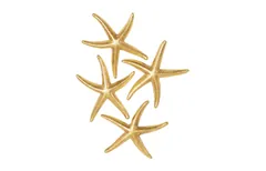 Starfish, Gold Leaf, Set of 4, SM