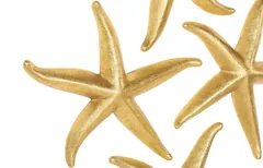 Starfish, Gold Leaf, Set of 4, LG