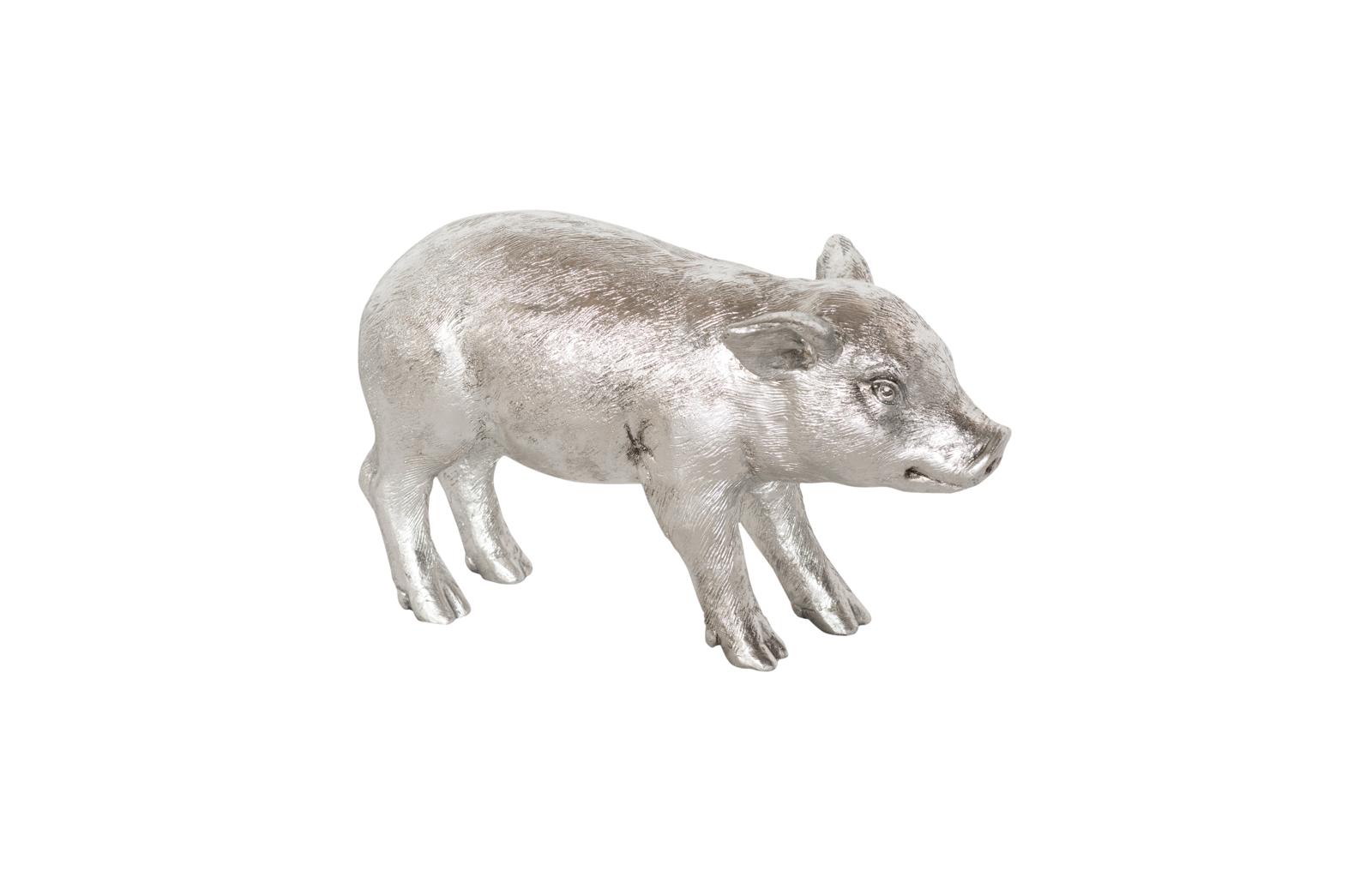 Standing Piglet, Silver Leaf