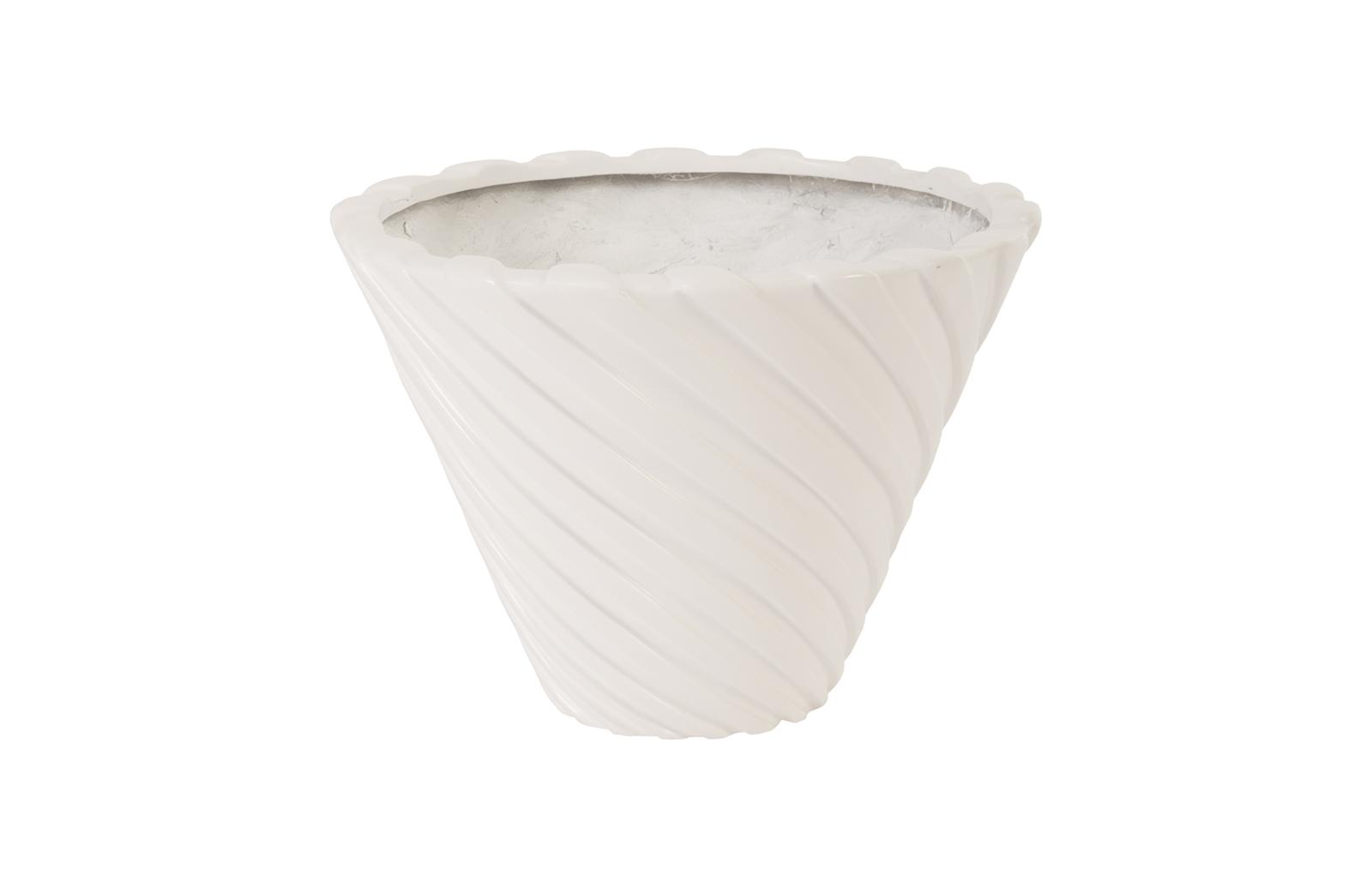 Turbo Planter, Gel Coat White