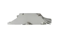 Sable Cast Root Console Table, Silver Leaf