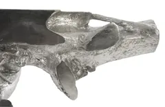 Sable Cast Root Console Table, Silver Leaf