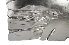 Colossal Freeform Wall Art, Large, Silver Leaf
