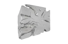 Colossal Freeform Wall Art, Large, Silver Leaf