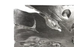 Colossal Freeform Wall Art, Large, Silver Leaf