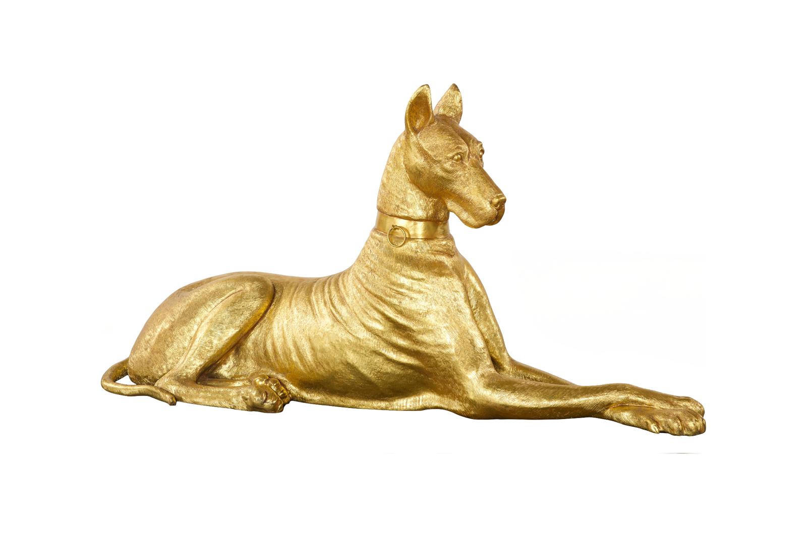 Great Dane, Gold Leaf, Left