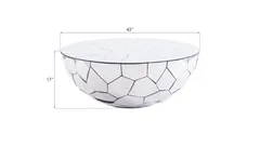 Crazy Cut Coffee Table, Round