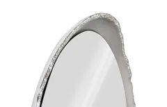 Broken Egg Mirror, Silver Leaf
