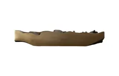 Square Root Console Table, Resin, Antique Bronze Finish